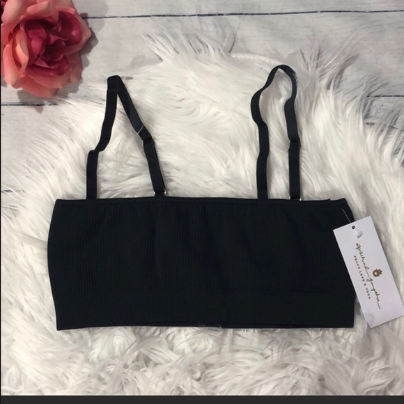 NWT Spiritual Gangster Ribbed Straight Brami - Picture 2 of 7